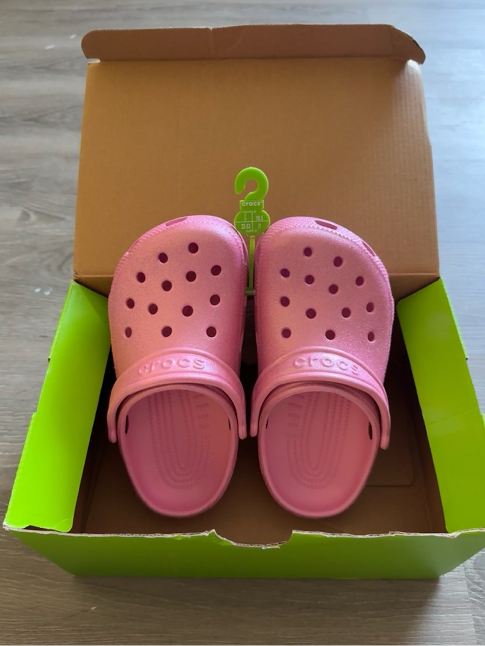 CROCS Kids Pink Glitter